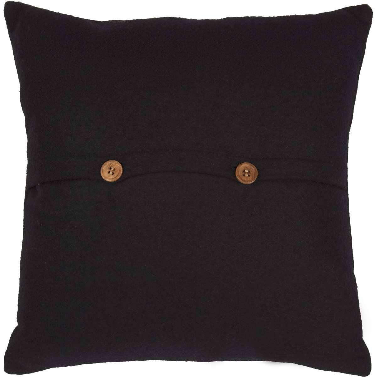 Heritage Farms Primitive House Pillow 18x18 back