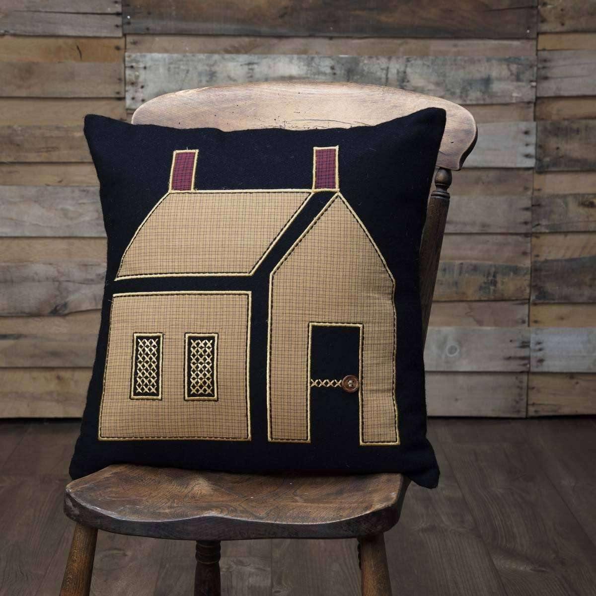 Heritage Farms Primitive House Pillow 18x18 online