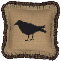 Heritage Farms Primitive Crow Pillow 18x18 - The Fox Decor