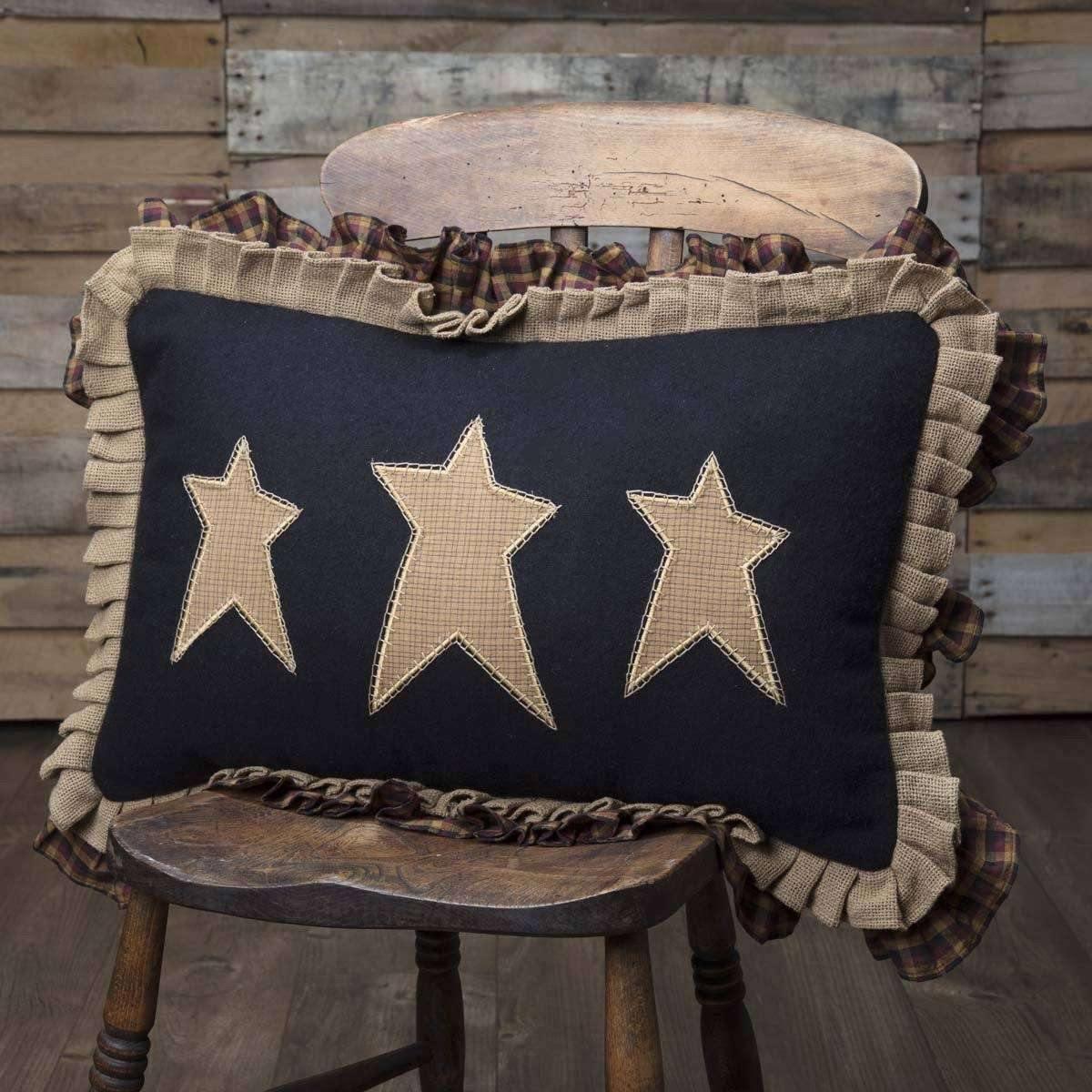 Heritage Farms Primitive Stars Pillow 14x22 VHC Brands online