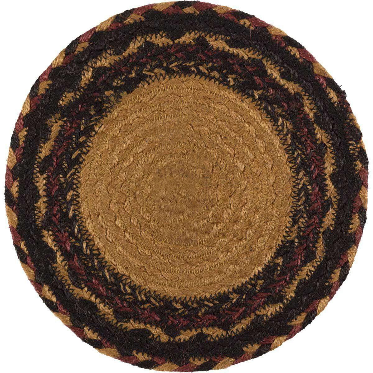 Heritage Farms Crow Braided Jute Trivet 8" VHC Brands - The Fox Decor