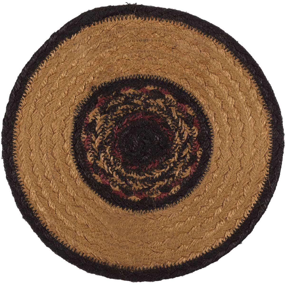 Heritage Farms Star Braided Jute Trivet 8" VHC Brands - The Fox Decor