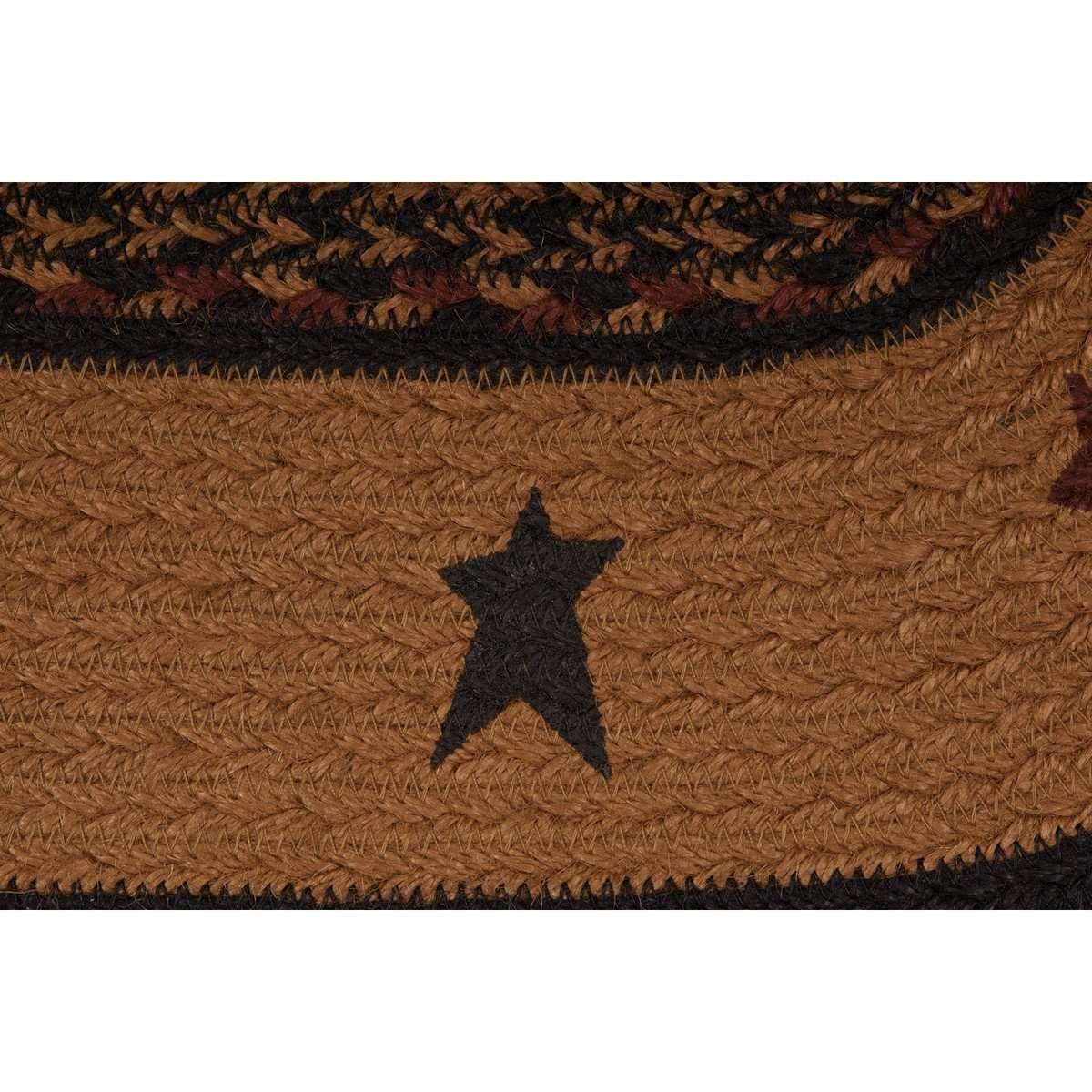 Heritage Farms Star Jute Braided Placemat Set of 6 VHC Brands - The Fox Decor