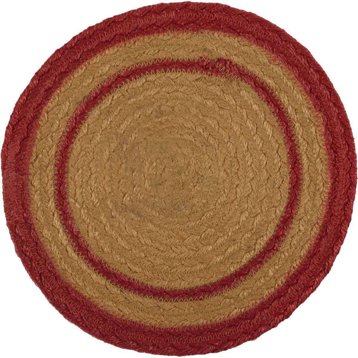Liberty Stars Flag Jute Braided Trivet 8" VHC Brands - The Fox Decor