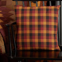 Thumbnail for Heritage Farms Primitive Check Fabric Pillow 16x16 - The Fox Decor