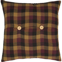 Thumbnail for Heritage Farms Primitive Check Fabric Pillow 16x16 - The Fox Decor