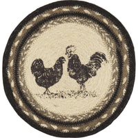 Thumbnail for Sawyer Mill Charcoal Poultry Jute Trivet 8