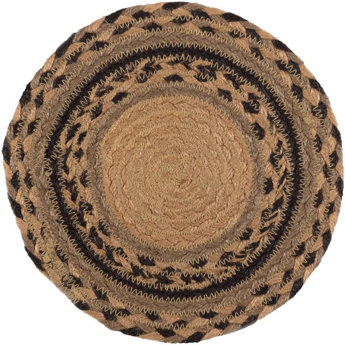 Trophy Mount Braided Jute Trivet 8" VHC Brands - The Fox Decor