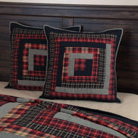 Cumberland Quilted Euro Sham 26x26 VHC Brands - The Fox Decor