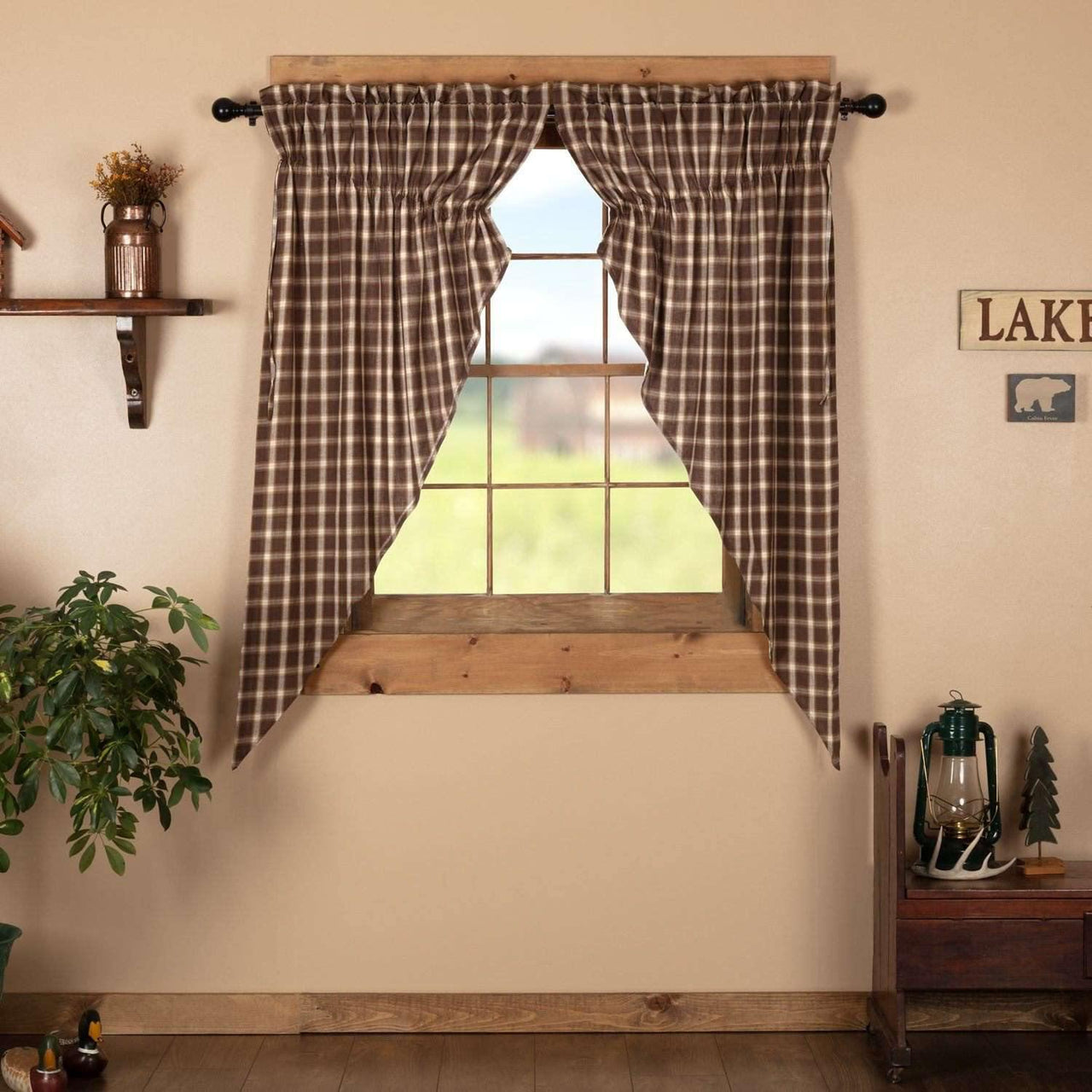Rory Prairie Short Panel Curtain Curtain Set of 2 63x36x18 - The Fox Decor