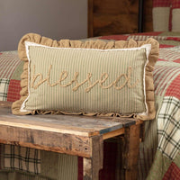 Thumbnail for Prairie Winds Blessed Pillow 14x22 VHC Brands - The Fox Decor