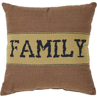 Thumbnail for Heritage Farms Family Pillow 12x12 VHC Brands - The Fox Decor