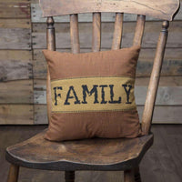 Thumbnail for Heritage Farms Family Pillow 12x12 VHC Brands online