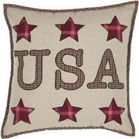 Thumbnail for Liberty Stars USA Applique Pillow 18x18 VHC Brands - The Fox Decor