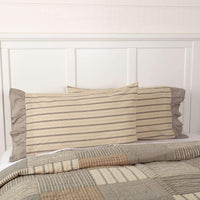 Thumbnail for Sawyer Mill Charcoal Standard Pillow Case Set of 2 21x30 VHC Brands - The Fox Decor