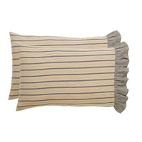 Thumbnail for Sawyer Mill Charcoal Standard Pillow Case Set of 2 21x30 VHC Brands - The Fox Decor