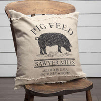 Thumbnail for Sawyer Mill Charcoal Pig Pillow 18