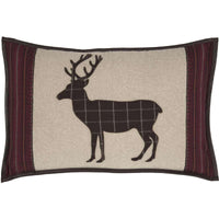 Thumbnail for Wyatt Deer Applique Pillow 14x22 VHC Brands front