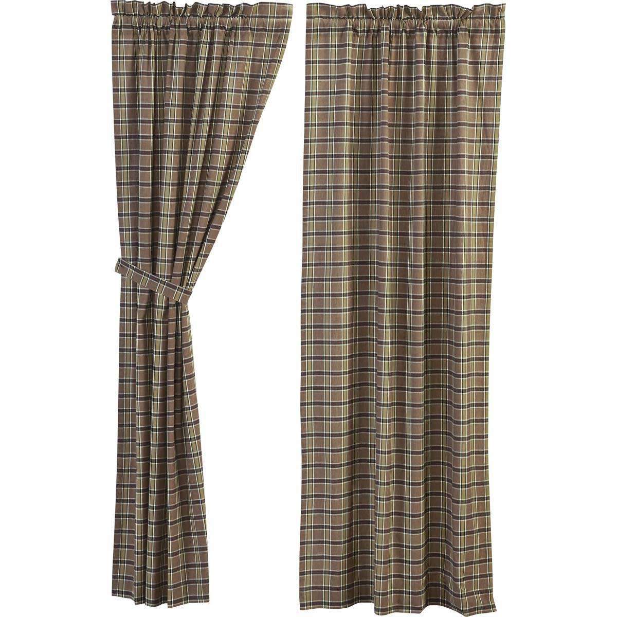 Wyatt Panel Country Style Curtain Set of 2 84