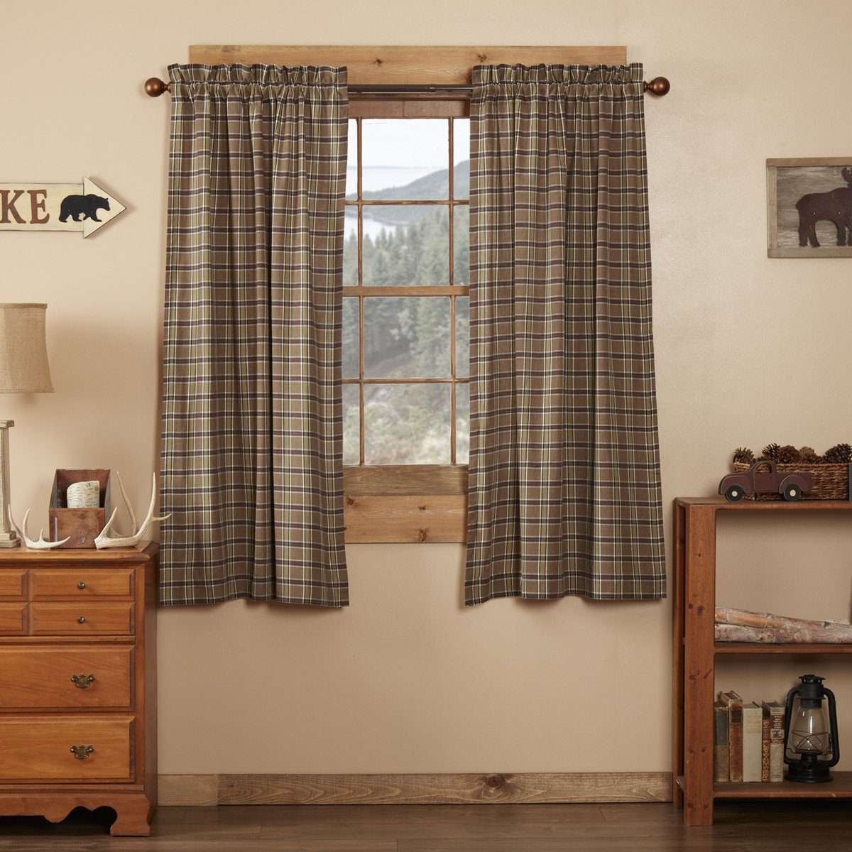 Wyatt Short Panel Curtain Set of 2 63