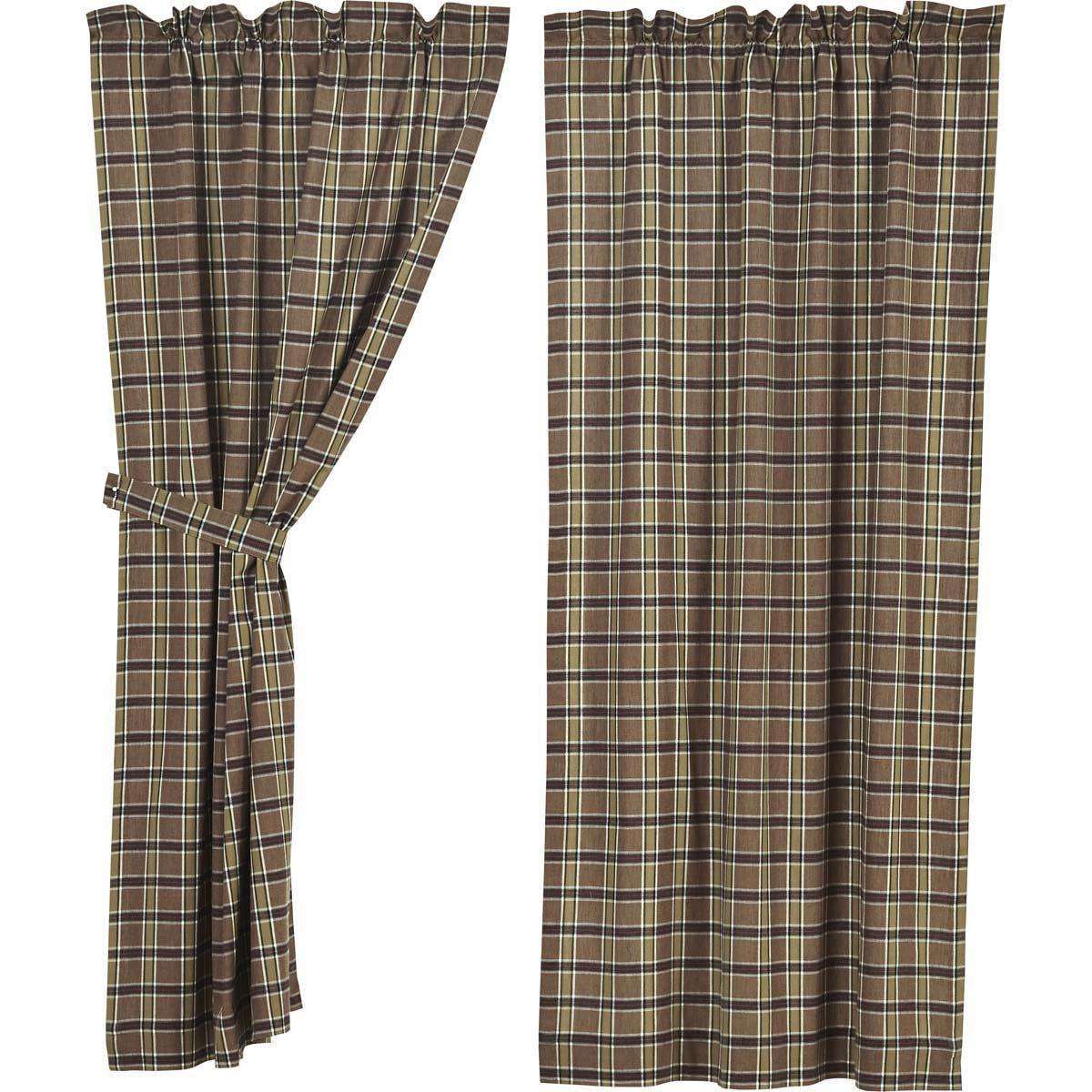 Wyatt Short Panel Curtain Set of 2 63"x36" VHC Brands - The Fox Decor