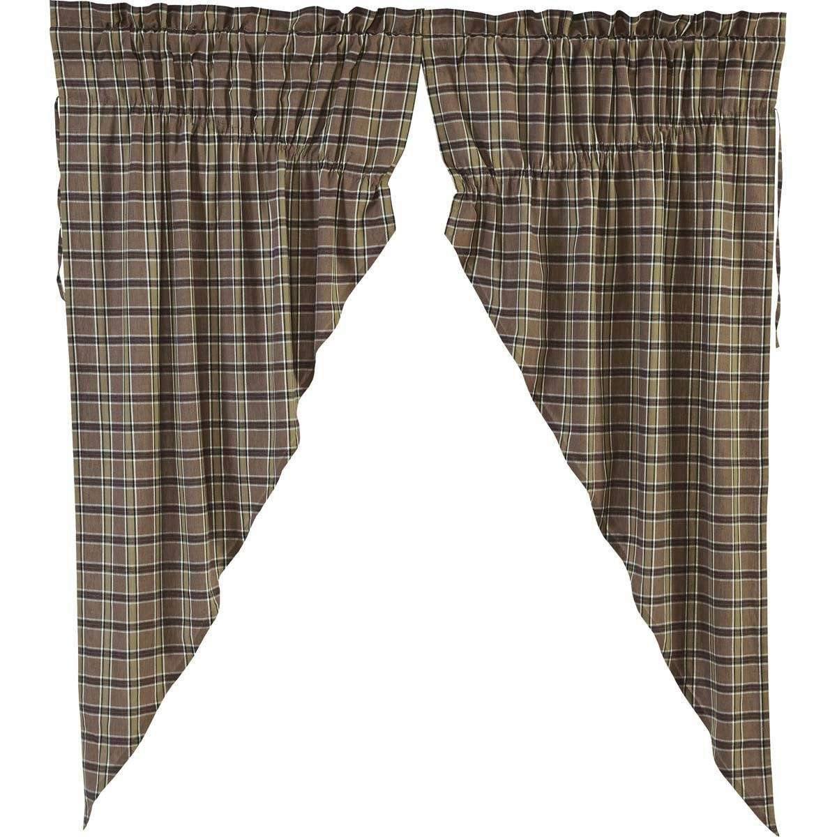 Wyatt Prairie Short Panel Curtain Set of 2 63x36x18 VHC Brands online