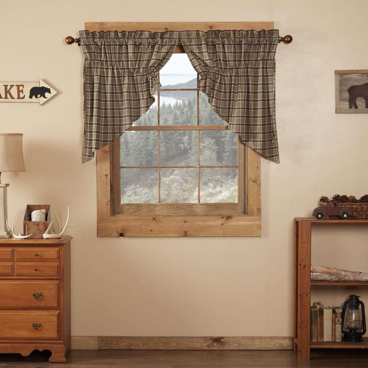 Wyatt Prairie Swag Curtain Set of 2 - The Fox Decor