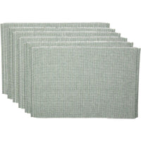 Thumbnail for Ashton Green Ribbed Placemat Set of 6 VHC Brands - The Fox Decor