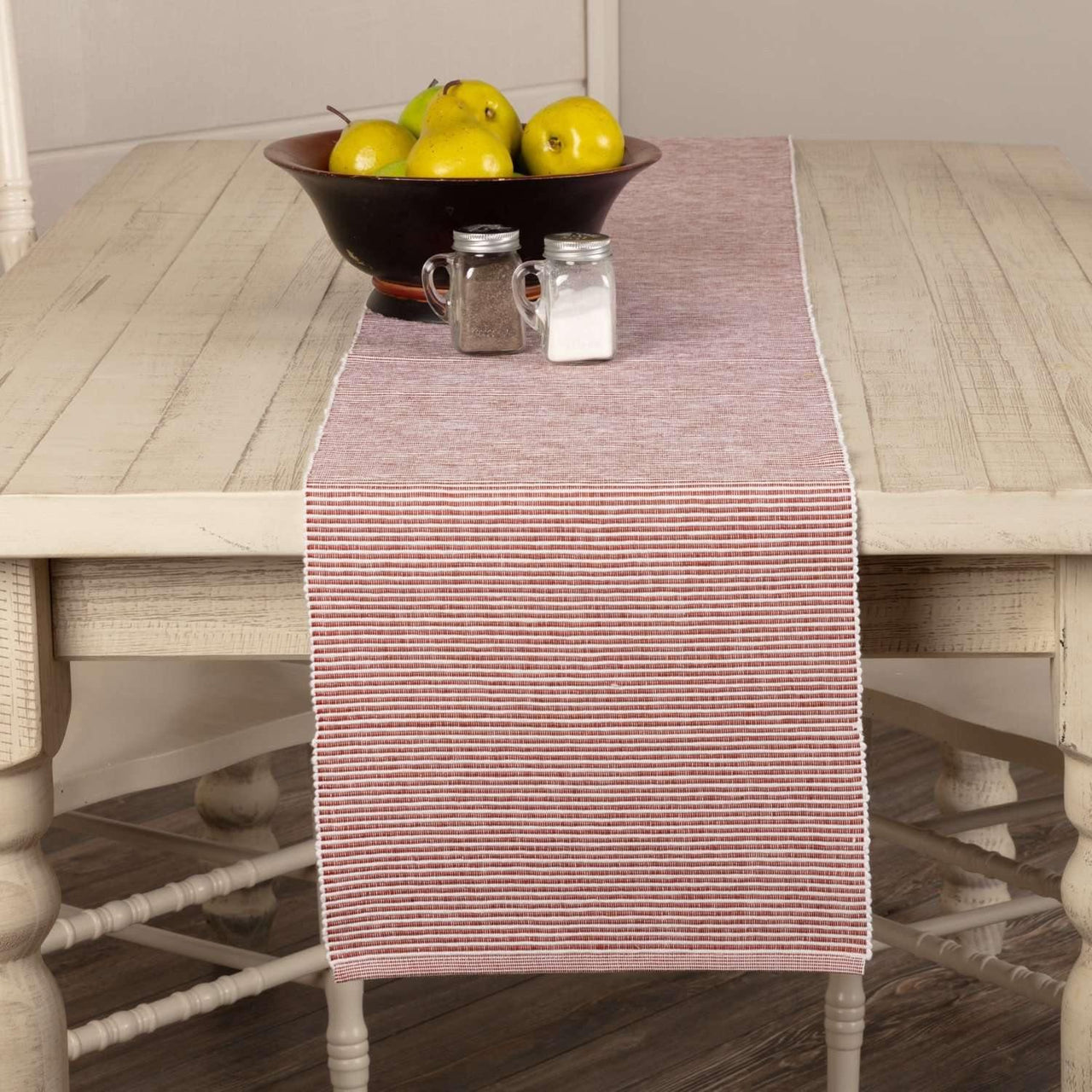 Ashton Rust Ribbed Runner 13x90 VHC Brands - The Fox Decor