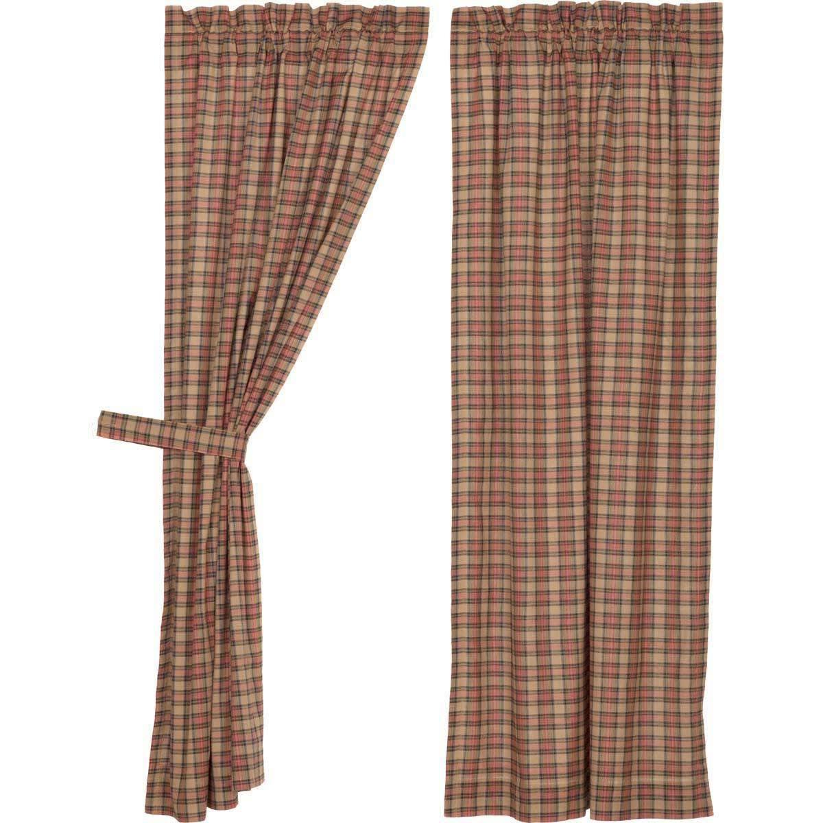 Crosswoods Short Panel Curtain Set of 2 63x36 - The Fox Decor