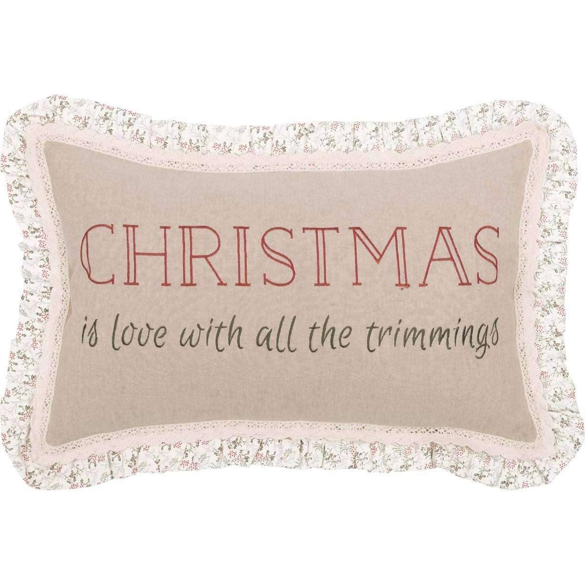 Carol Trimmings Pillow 14x22 - The Fox Decor