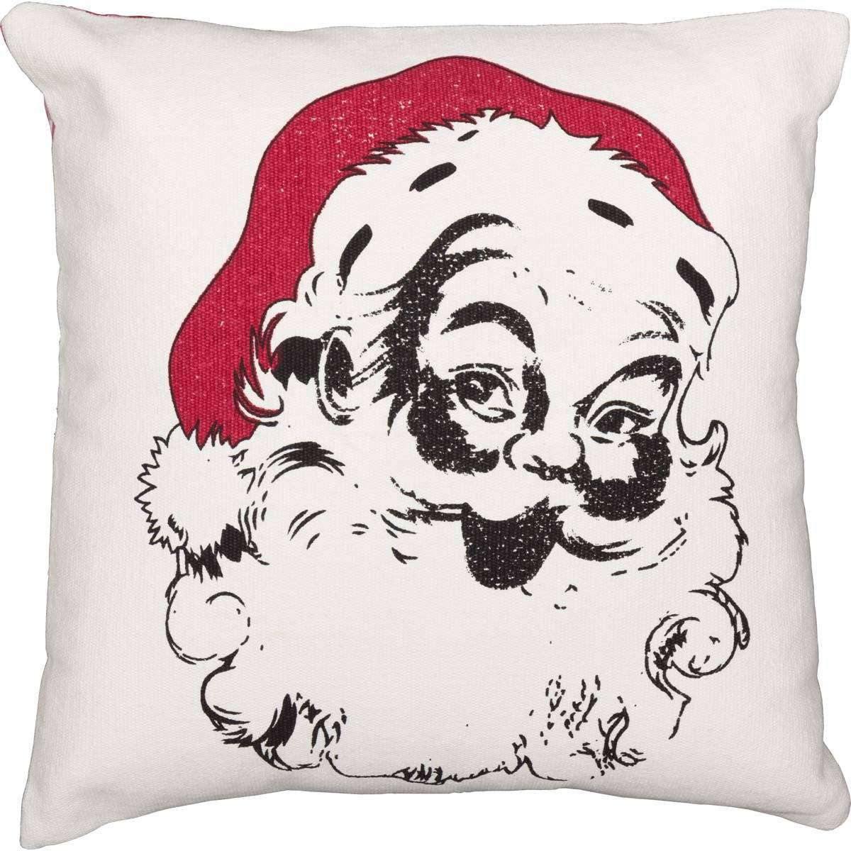 Emmie Vintage Santa Pillow 18x18 - The Fox Decor