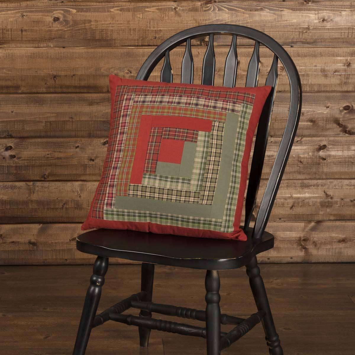 Gatlinburg Patchwork Pillow 18x18 - The Fox Decor