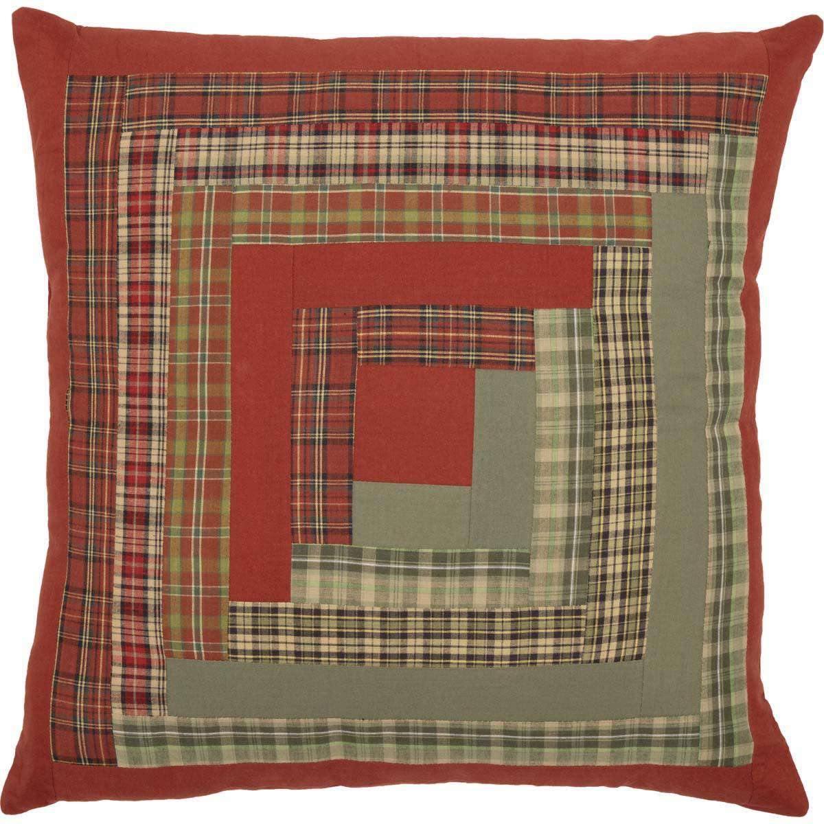 Gatlinburg Patchwork Pillow 18x18 - The Fox Decor