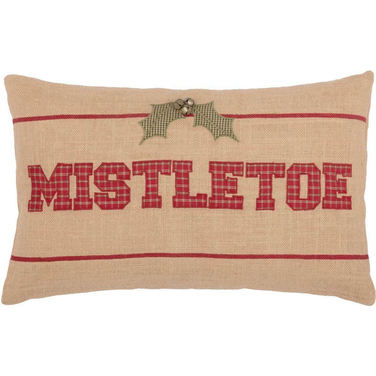 Mistletoe Pillow 14x22 - The Fox Decor