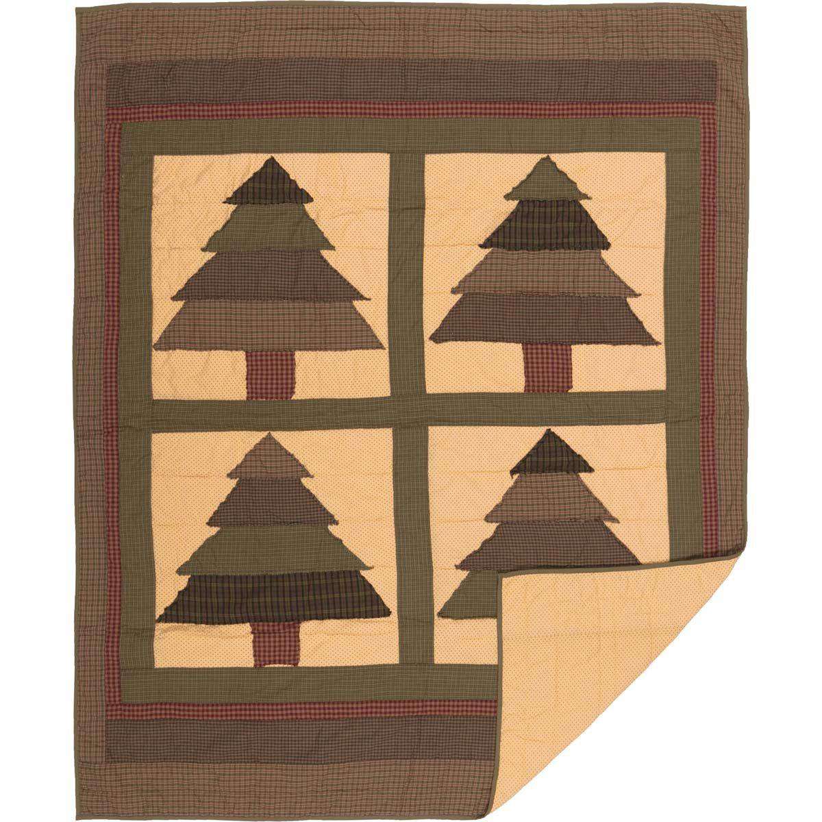 Sequoia Quilted Throw 60" x 50" VHC Brands - The Fox Decor