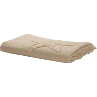 Thumbnail for Burlap Vintage Star Woven Throw 60