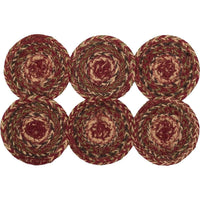 Thumbnail for Cider Mill Jute Coaster Set of 6 VHC Brands 