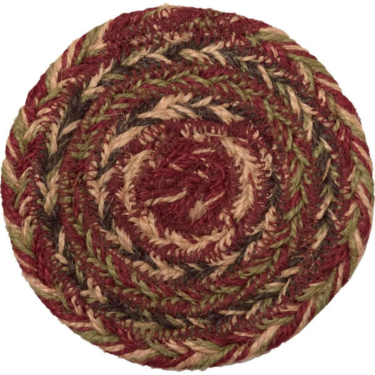 Cider Mill Jute Coaster Set of 6 VHC Brands - The Fox Decor