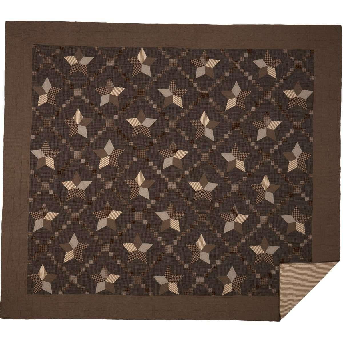 Farmhouse Star California King Quilt 130Wx115L VHC Brands full