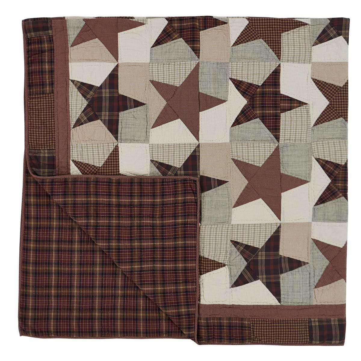 Abilene Star California King Quilt 130Wx115L VHC Brands - The Fox Decor