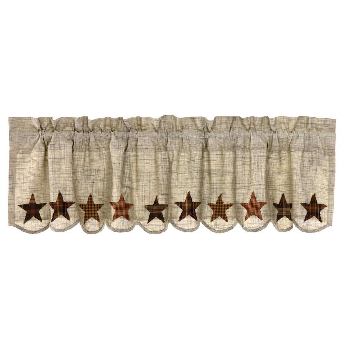 Abilene Star Valance Curtain 16x60 VHC Brands - The Fox Decor