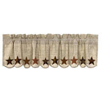Thumbnail for Abilene Star Valance Curtain 16x60 VHC Brands - The Fox Decor