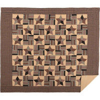 Thumbnail for Bingham Star California King Quilt 130Wx115L VHC Brands full