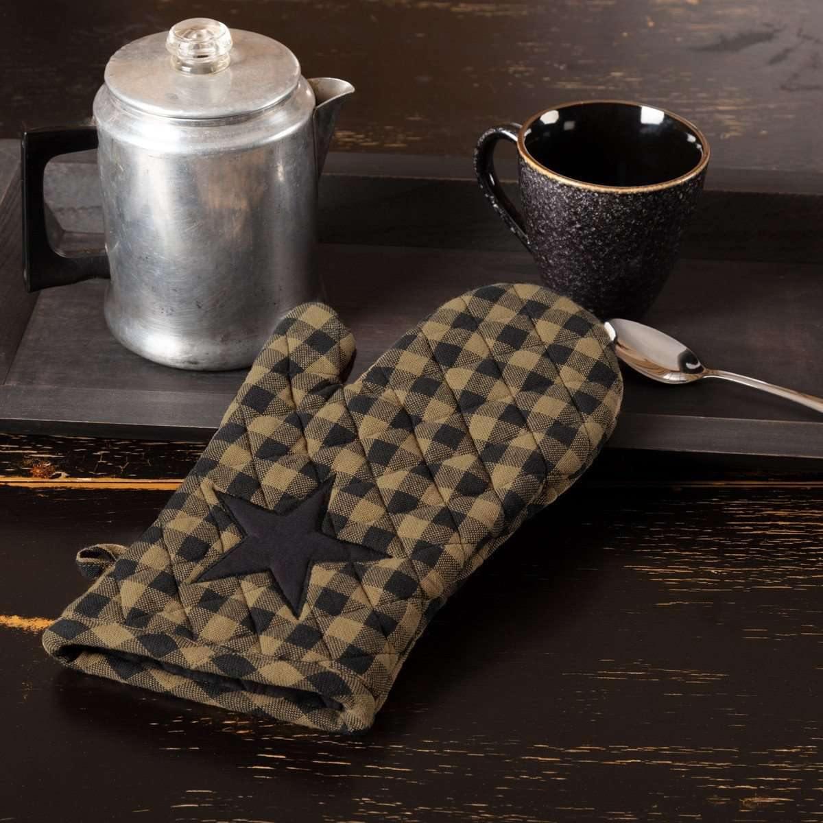 Black Star Oven Mitt VHC Brands - The Fox Decor