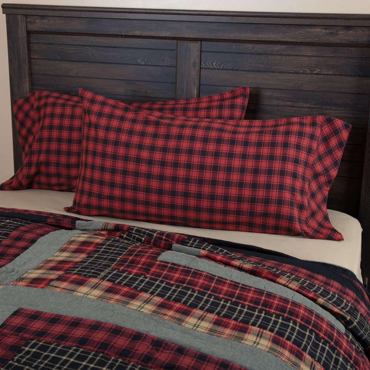 Cumberland King Pillow Case Set of 2 21x40 VHC Brands - The Fox Decor