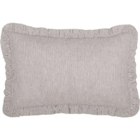 Thumbnail for Dakota Star Farmhouse Blue Ticking Stripe Fabric Pillow 14x22 VHC Brands - The Fox Decor