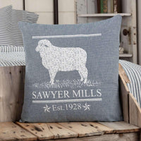 Thumbnail for Sawyer Mill Blue Lamb Pillow 18x18