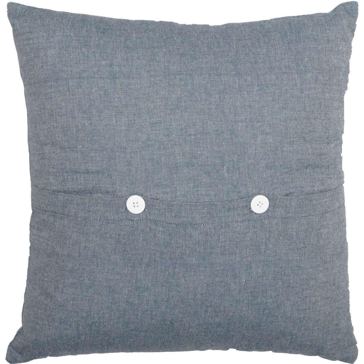 Sawyer Mill Blue Lamb Pillow 18x18 back