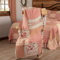 Thumbnail for Sawyer Mill Charcoal Farm Animal Quilted Throw 60x50 VHC Brands - The Fox Decor